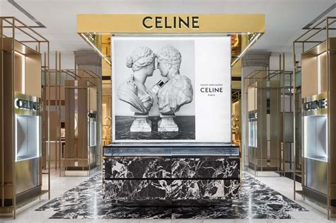 celine bag on the table|Celine parfumerie.